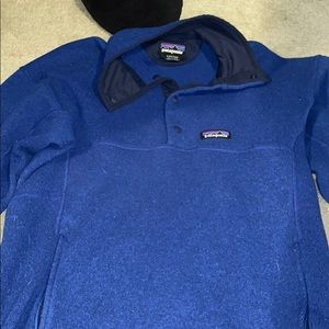 blue patagonia jacket